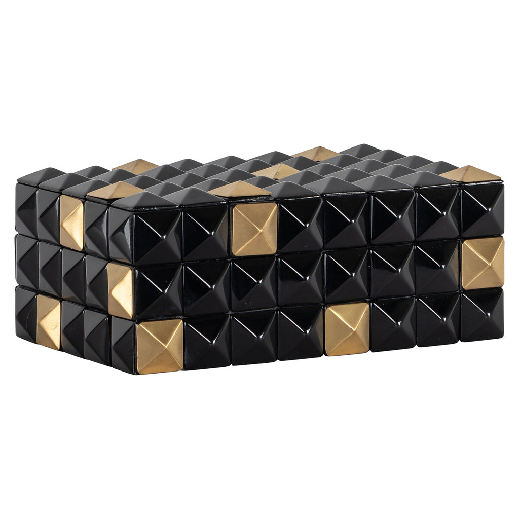 Boîte de rangement Velicia black/gold