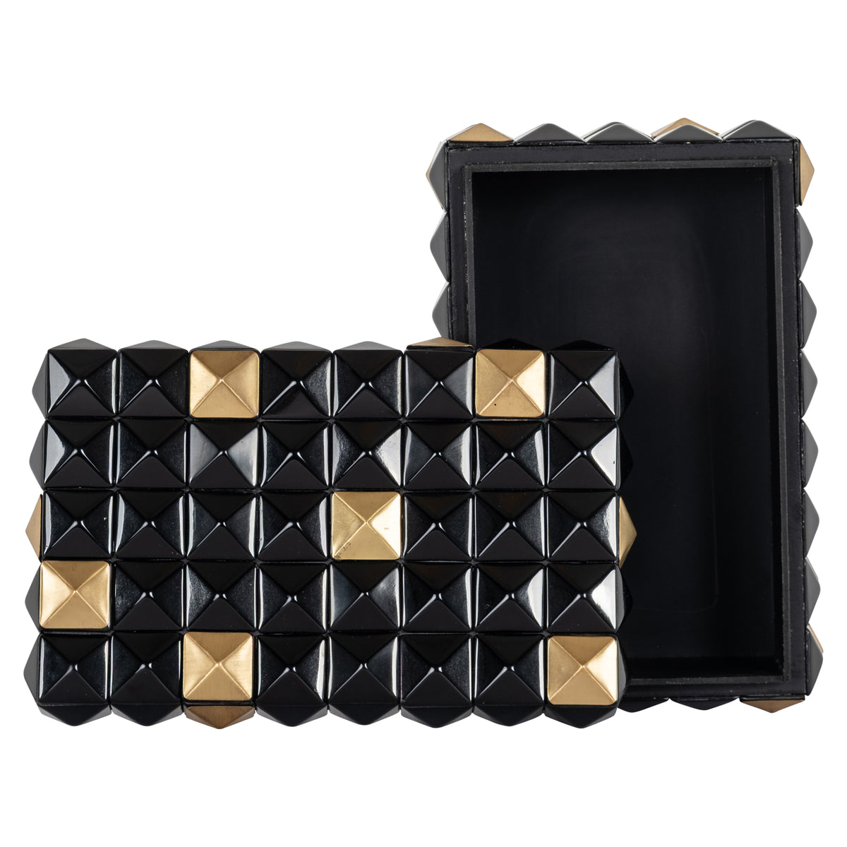 Boîte de rangement Velicia black/gold