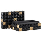 Boîte de rangement Velicia black/gold