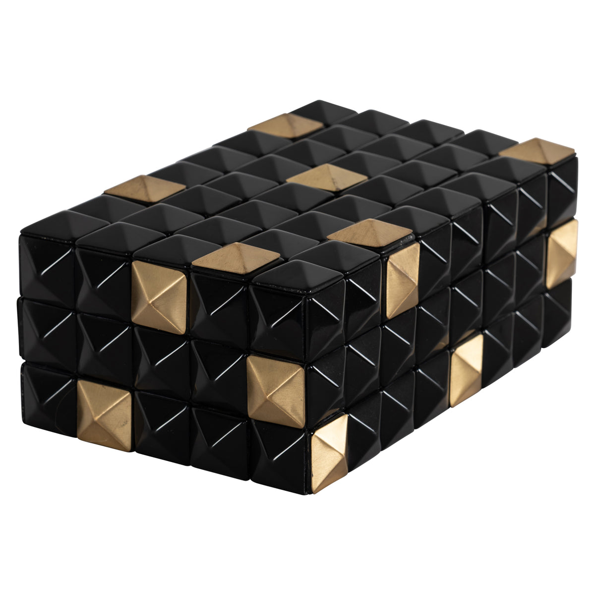 Boîte de rangement Velicia black/gold