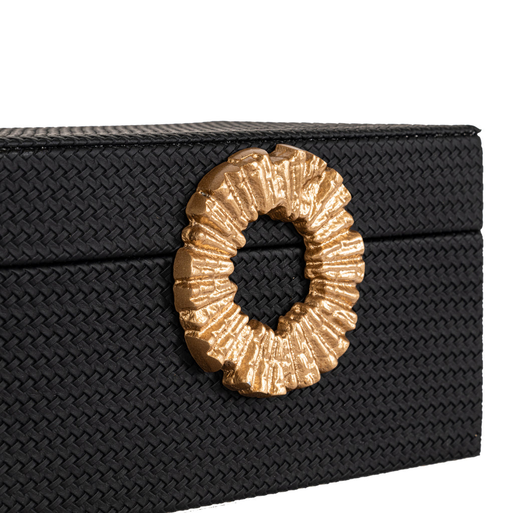 Boîte de rangement Amal black/gold small