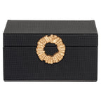 Boîte de rangement Amal black/gold large