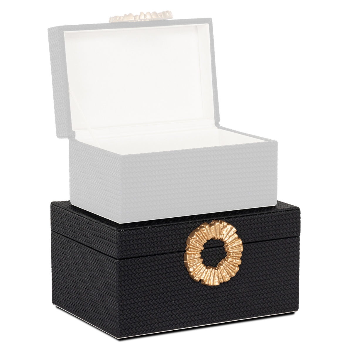 Boîte de rangement Amal black/gold large