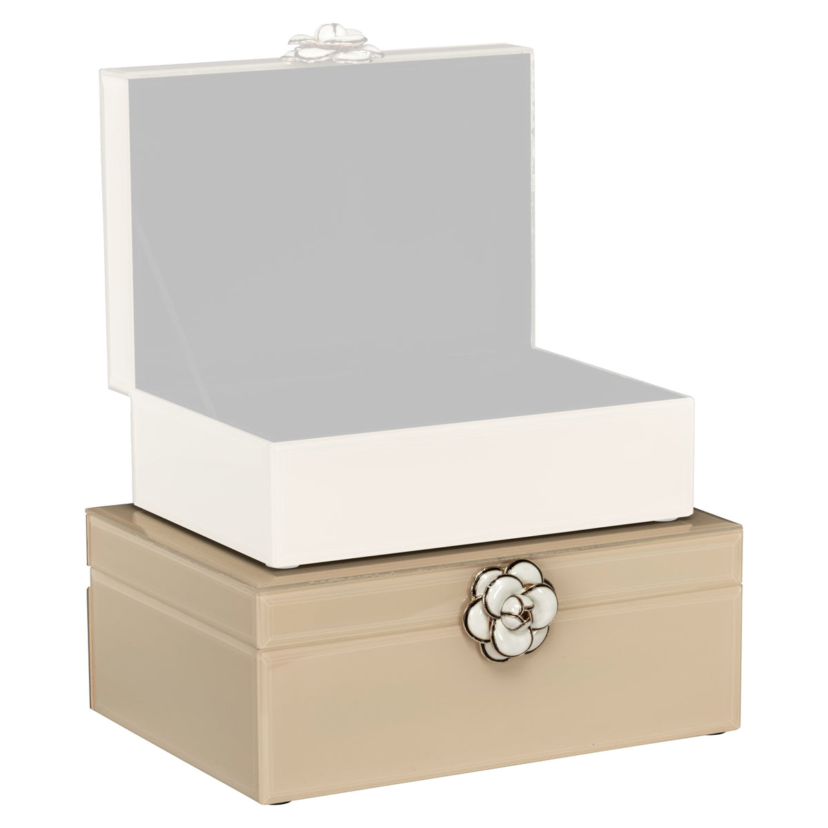 Boîte de rangement Abbey ivory large