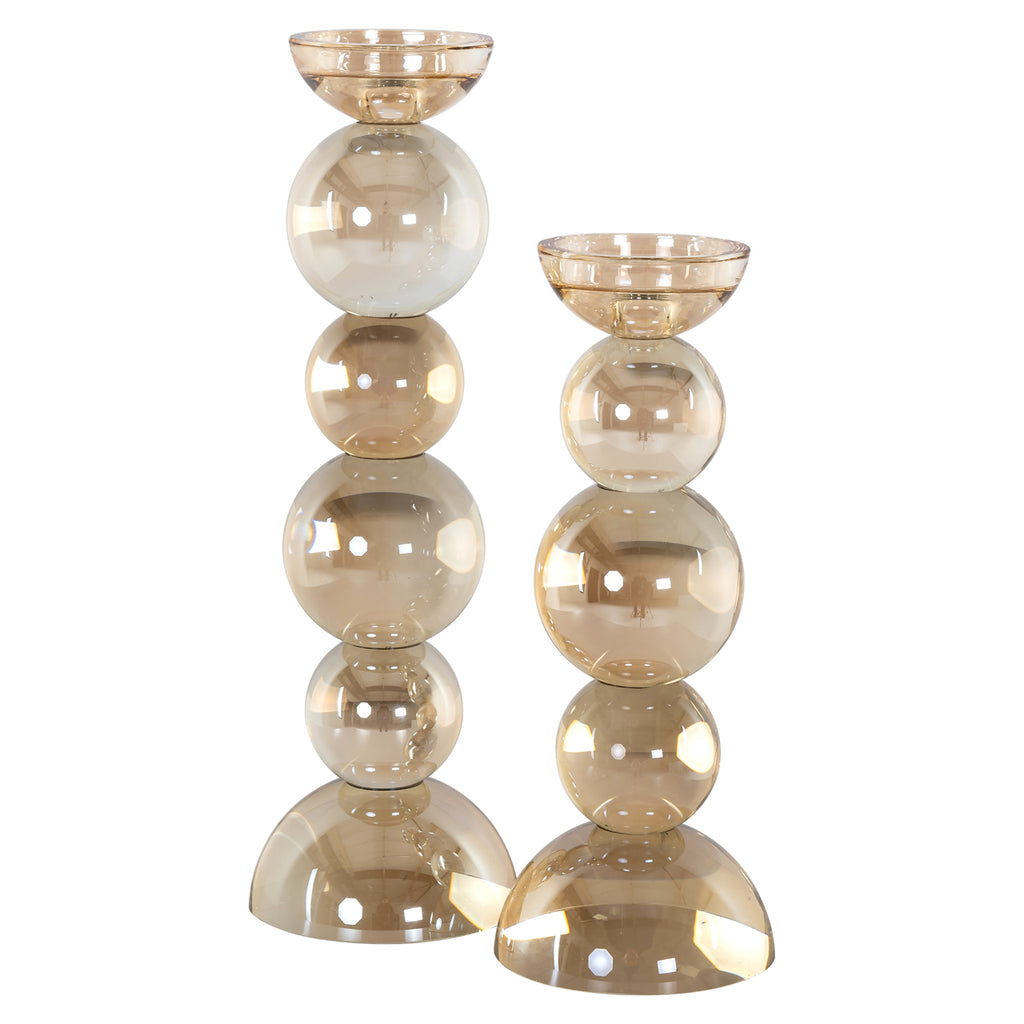 Porte-bougie Emie brown small