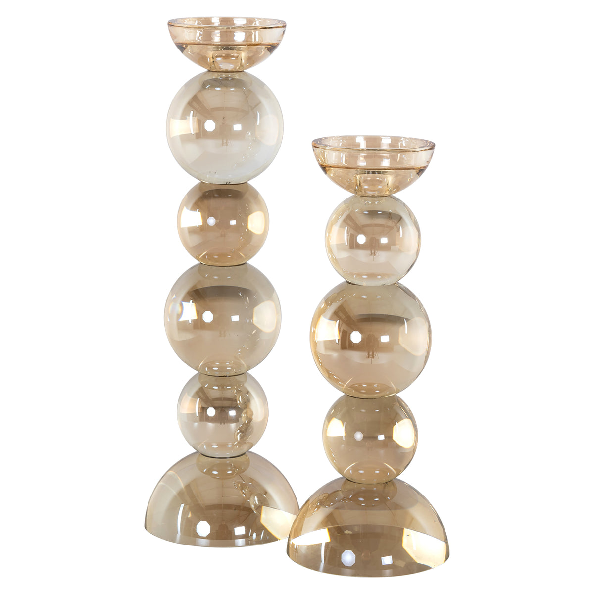 Porte-bougie Emie brown small