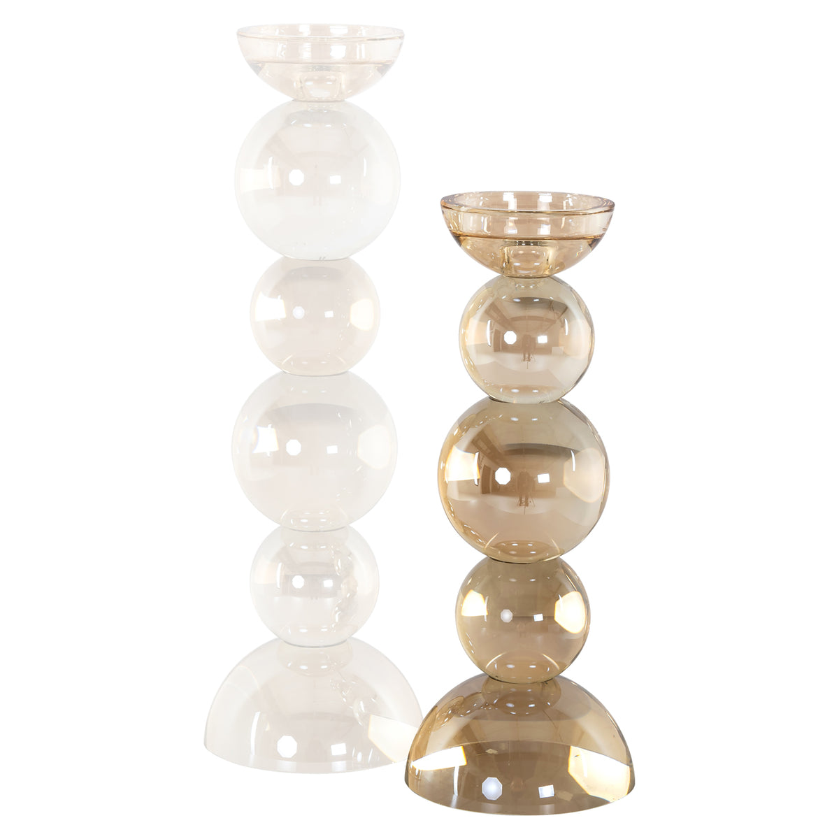 Porte-bougie Emie brown small