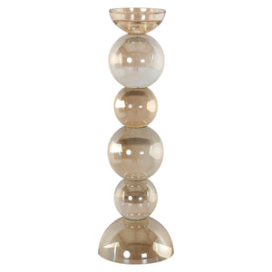 Porte-bougie Emie brown large