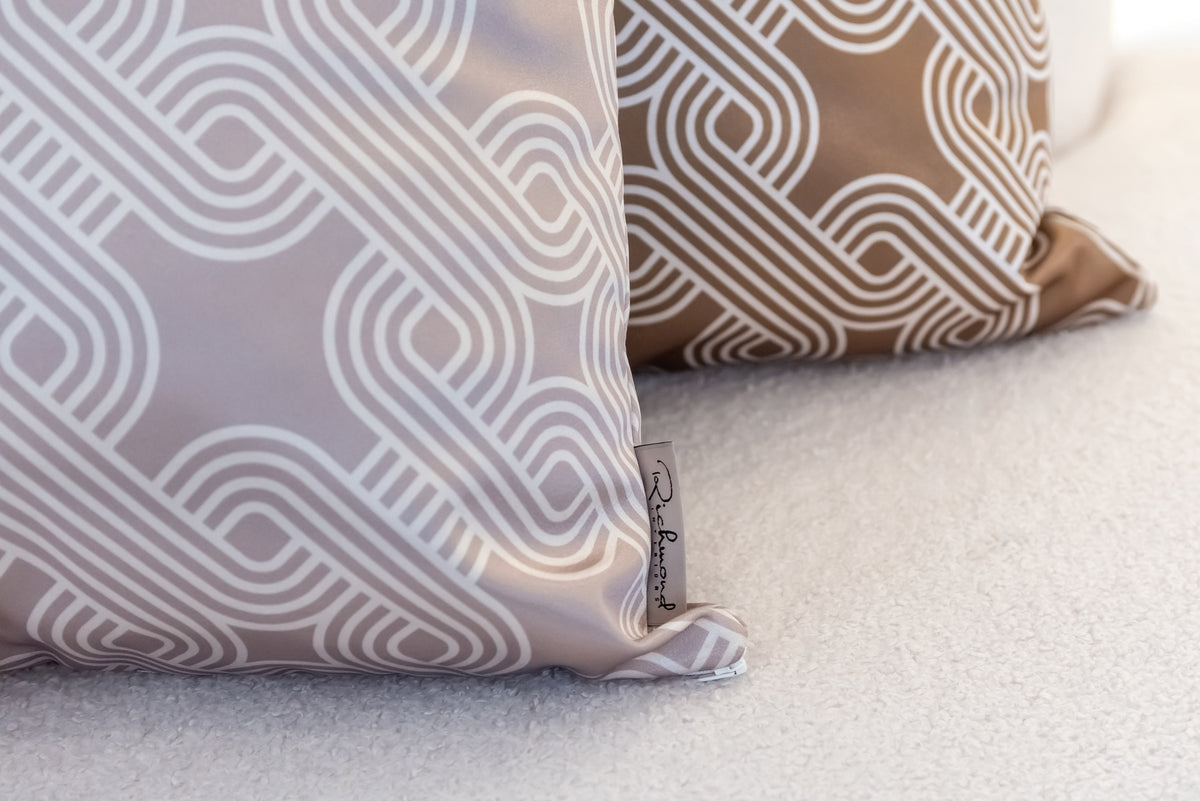 Coussin Mindy quadrant cream 50x50