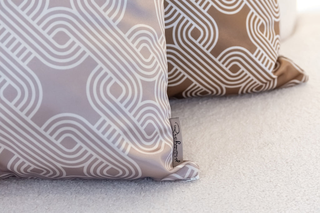 Coussin Mindy quadrant cream 50x50