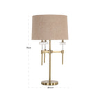 Lampe de table Josie brushed gold