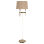 Lampe sur pied Josie brushed gold
