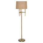 Lampe sur pied Josie brushed gold