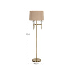 Lampe sur pied Josie brushed gold