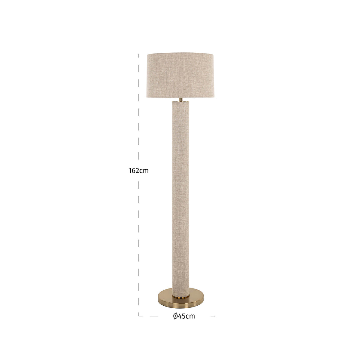 Lampe sur pied Joline beige