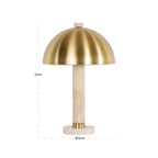 Lampe de table Jara brushed gold