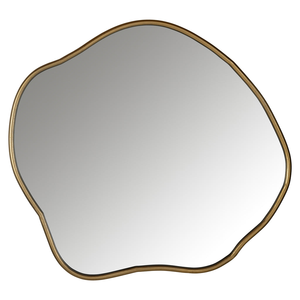Miroir Allyson brushed gold