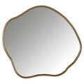 Miroir Allyson brushed gold