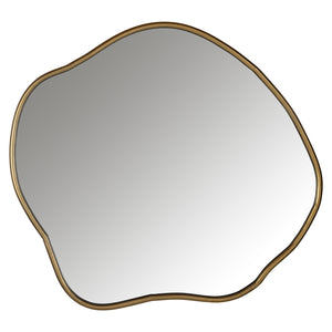 Miroir Allyson brushed gold