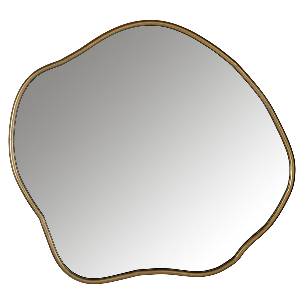 Miroir Allyson brushed gold