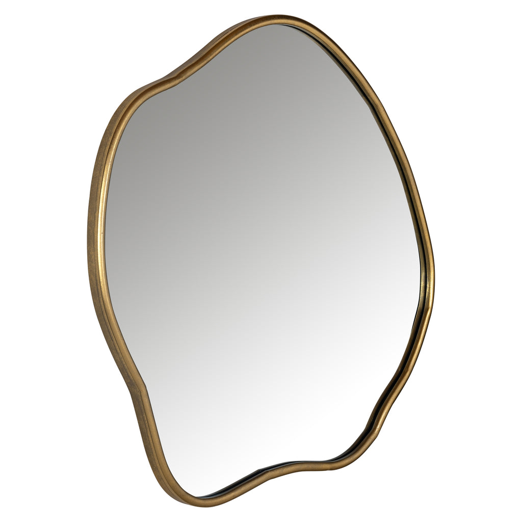 Miroir Allyson brushed gold