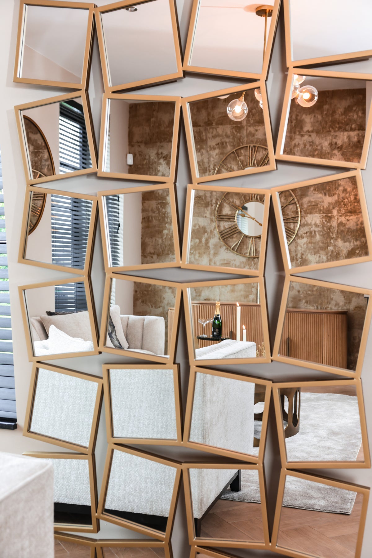 Miroir Badia gold