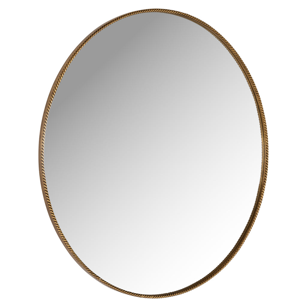 Miroir Lavinia gold 90Ø