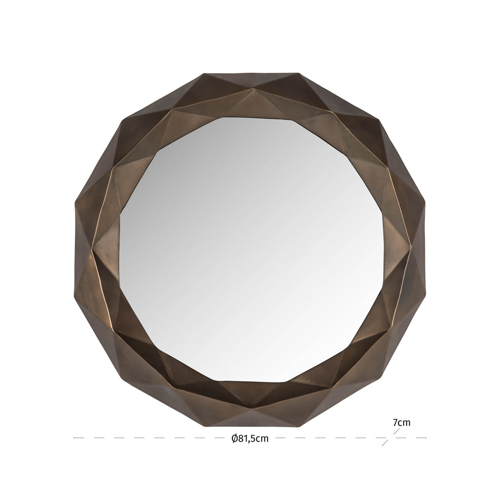 Miroir Jameli gold