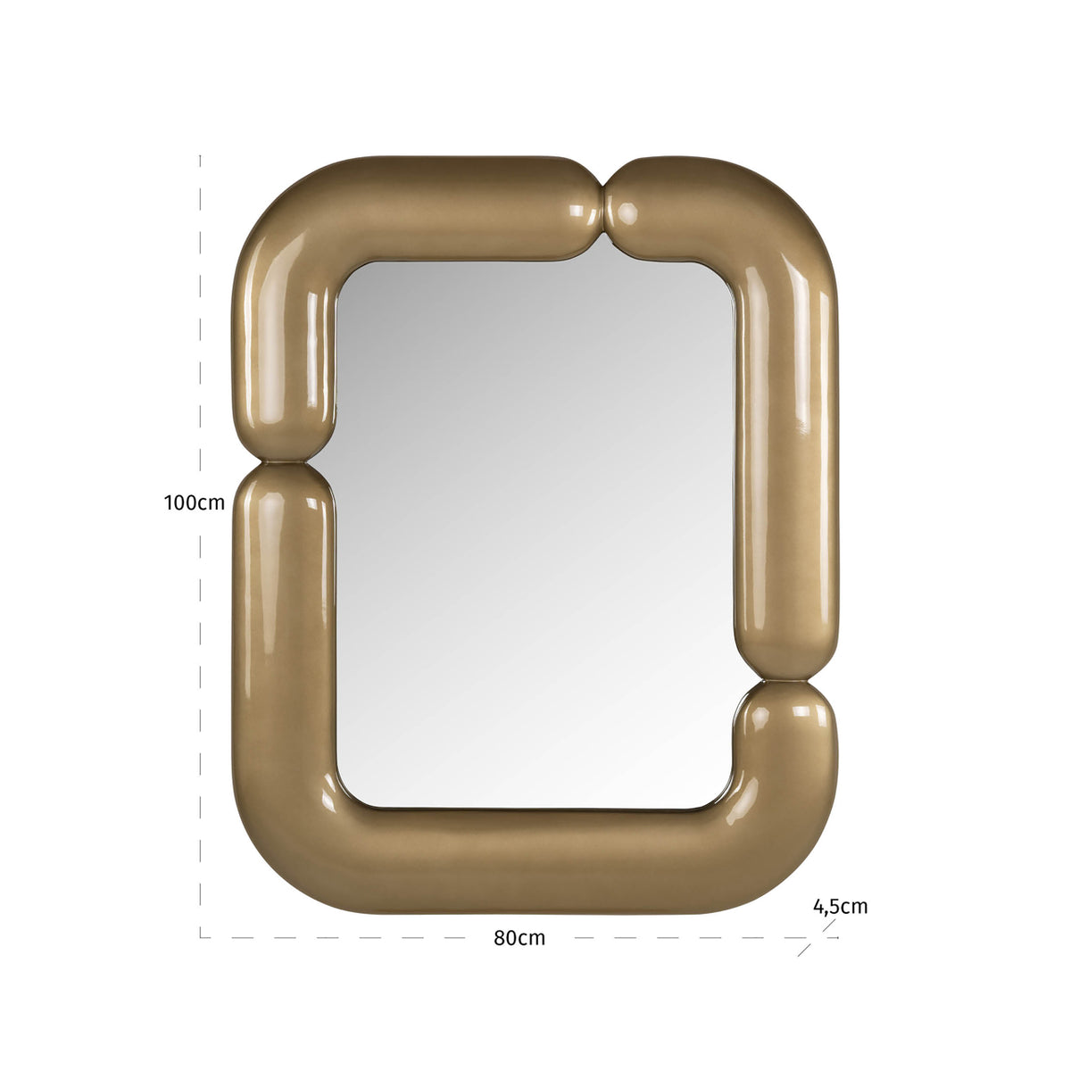 Miroir Aubry gold