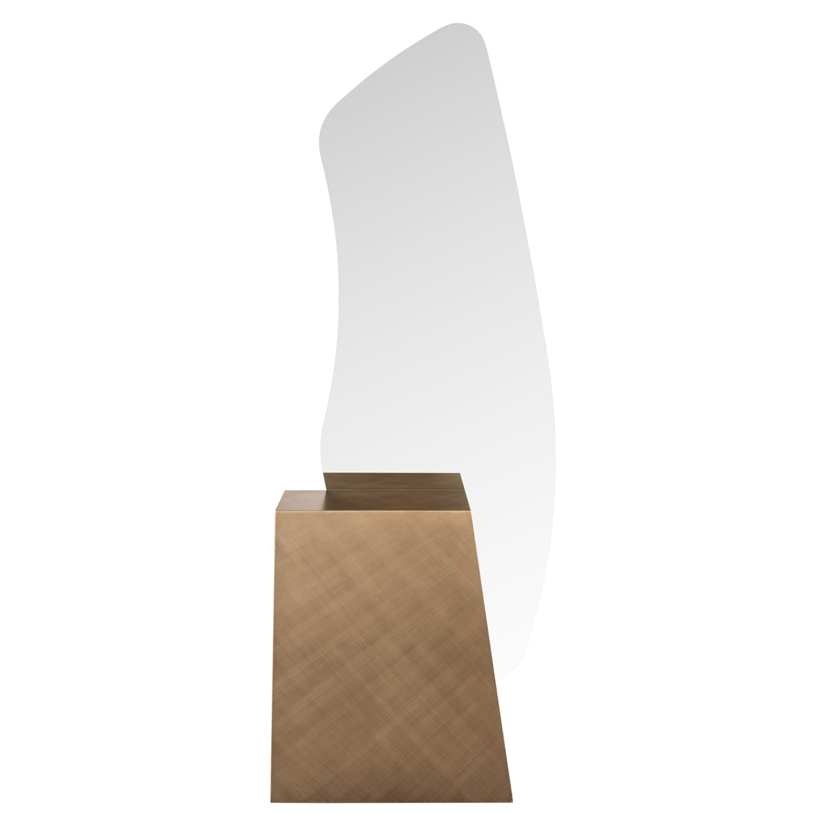 Miroir Mayla brushed gold