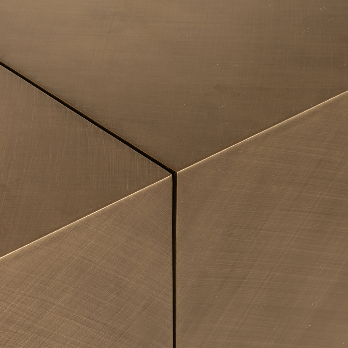 Miroir Mayla brushed gold