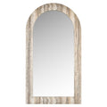 Miroir Calvo grey faux travertine