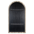 Miroir Calvo grey faux travertine