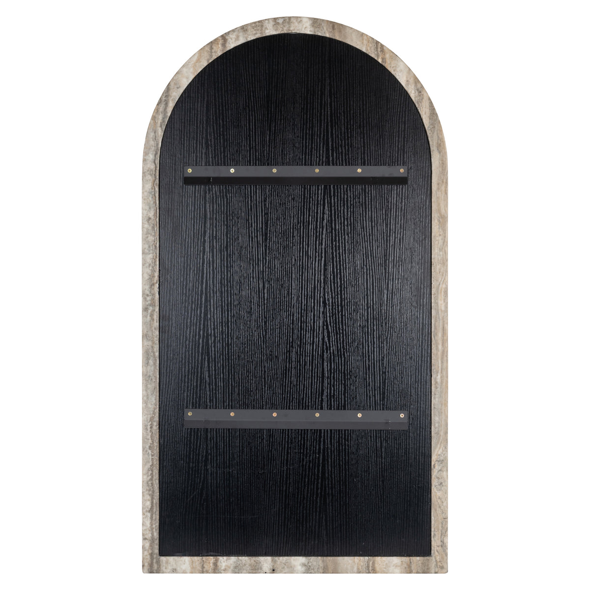 Miroir Calvo grey faux travertine