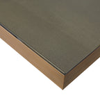 Table à manger Bloomville brass shagreen incl. glass top 230