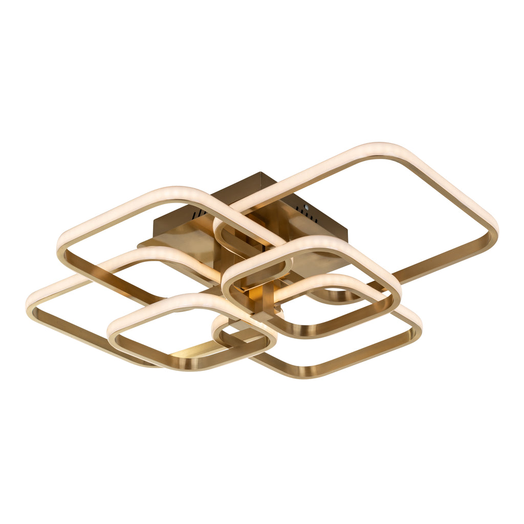 Plafonnier Cailey brushed gold