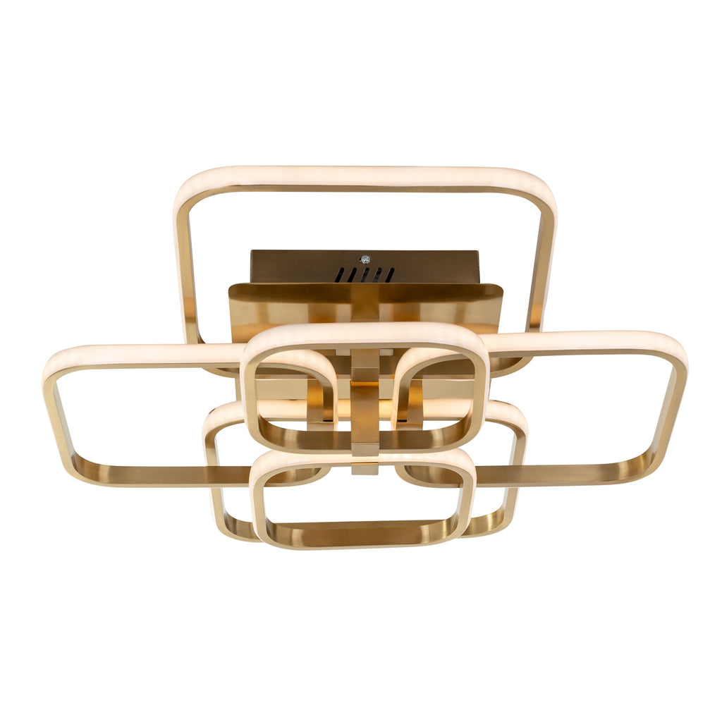 Plafonnier Cailey brushed gold