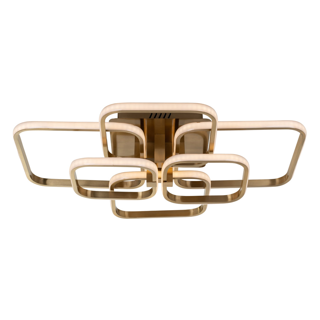 Plafonnier Cailey brushed gold