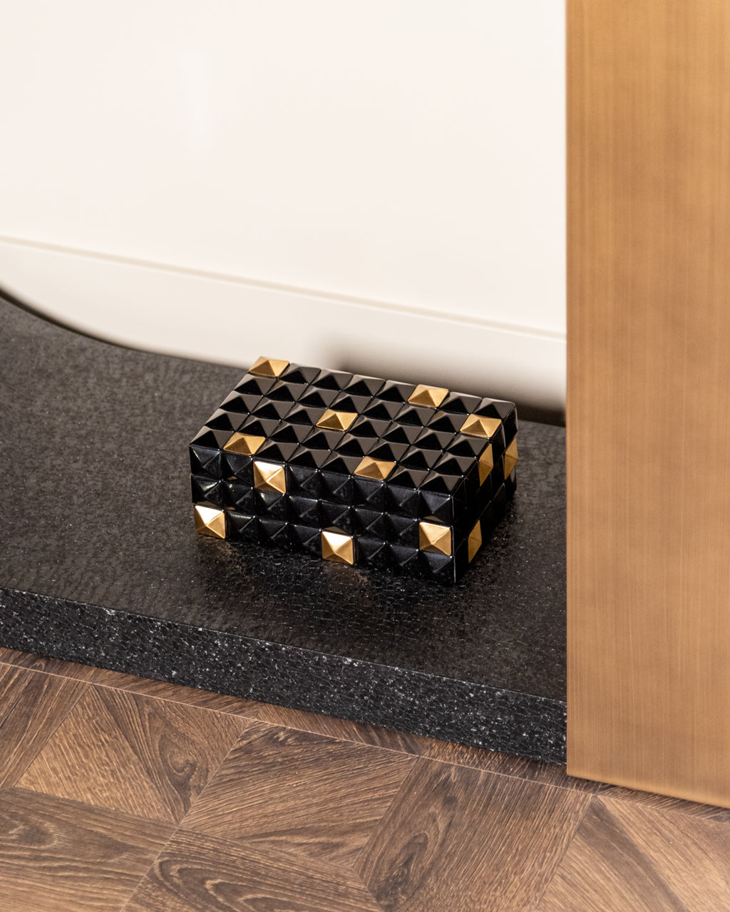 Boîte de rangement Velicia black/gold