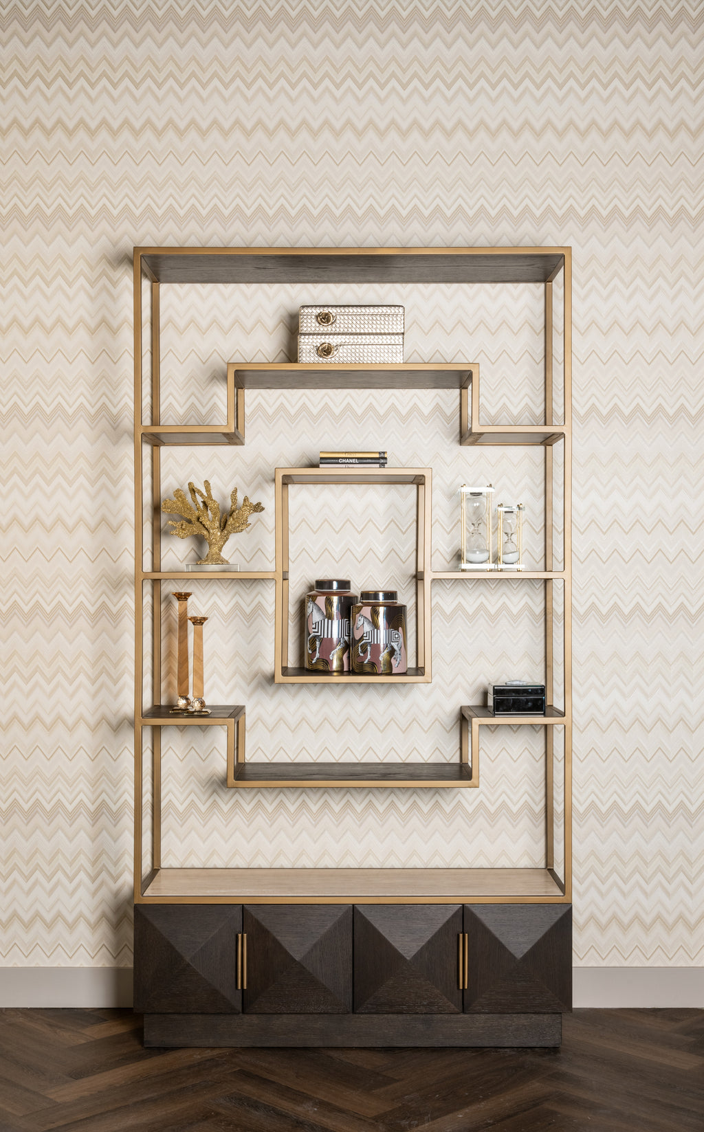 Vitrine Claremont brown