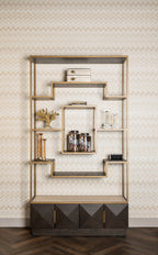 Vitrine Claremont brown