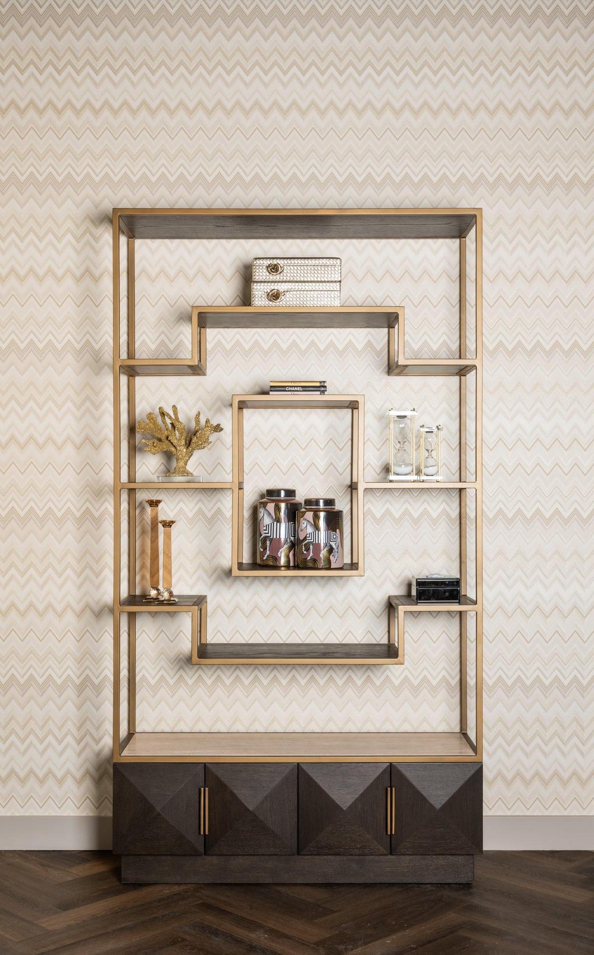 Vitrine Claremont brown