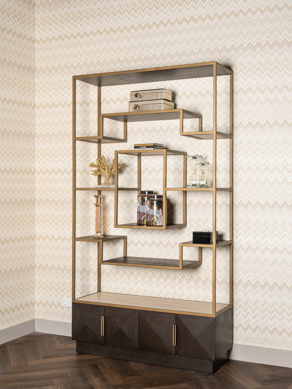 Vitrine Claremont brown