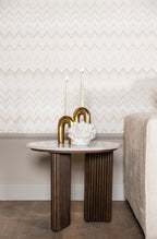 Table d'appoint Mayfield brown 55Ø