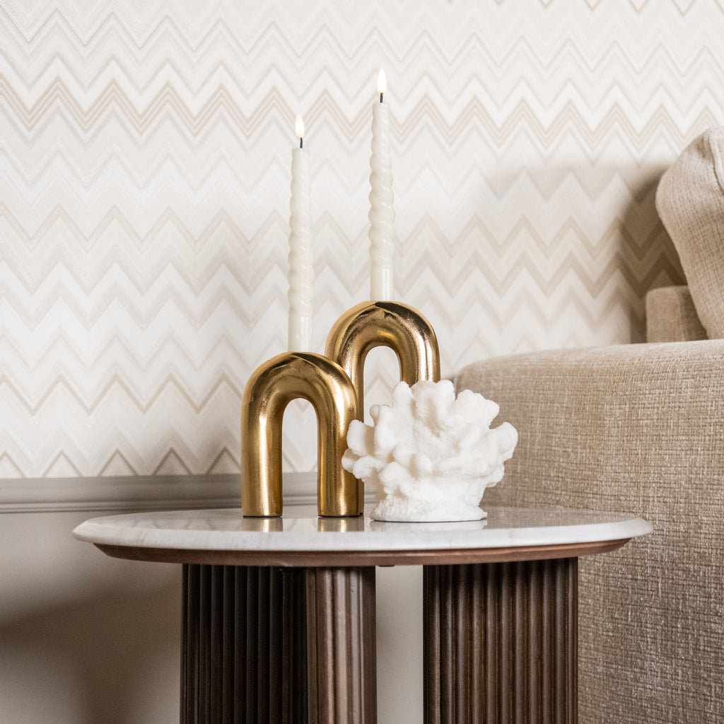 Table d'appoint Mayfield brown 55Ø