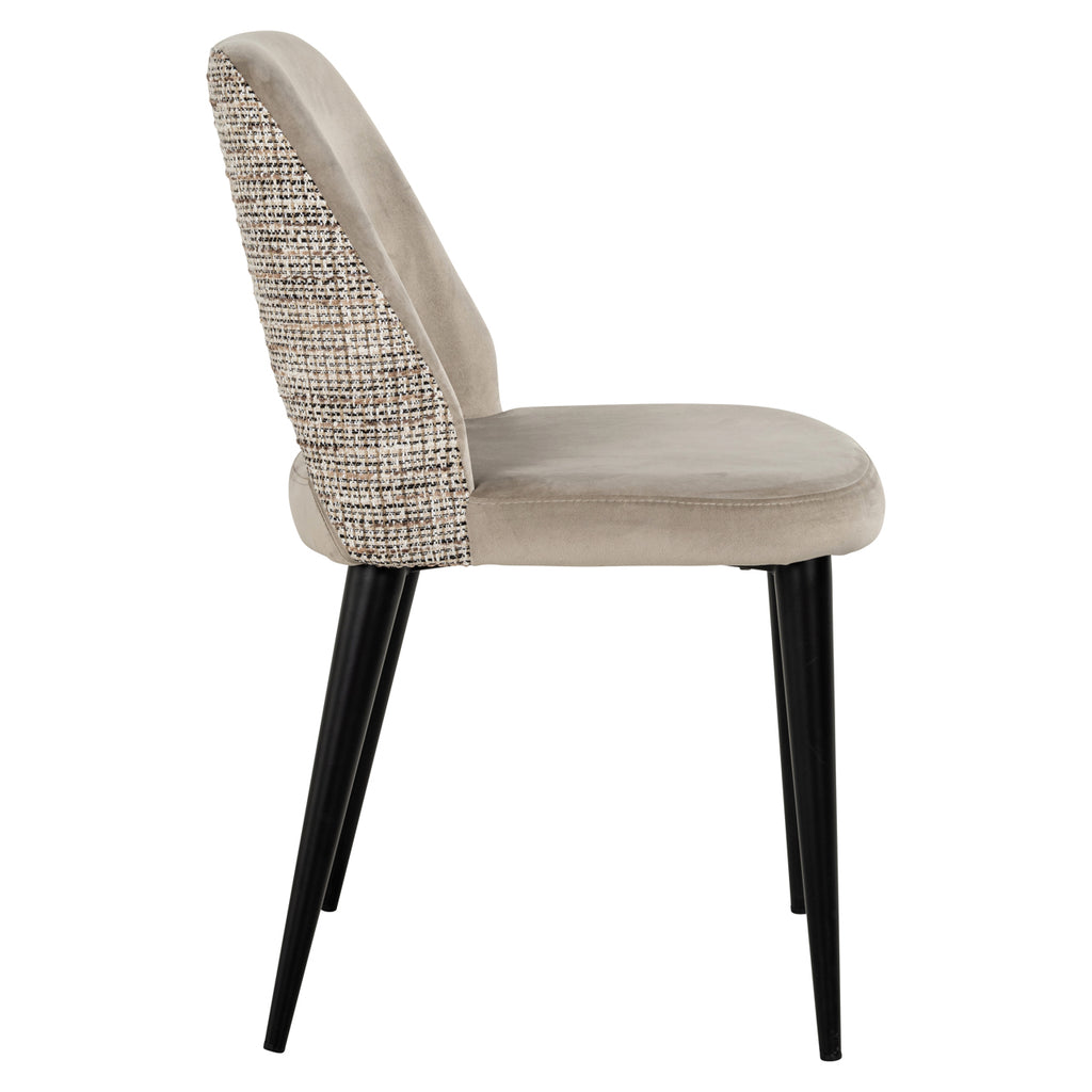 Chaise de salle à manger Tabitha trendy nature fire retardant (Set of 2)