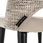 Chaise de salle à manger Tabitha trendy nature fire retardant (Set of 2)