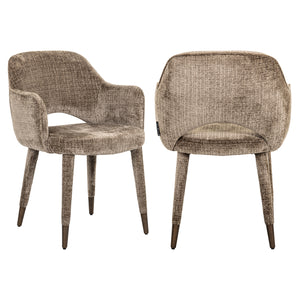 Chaise de salle à manger Donnatella niagara stone fire retardant