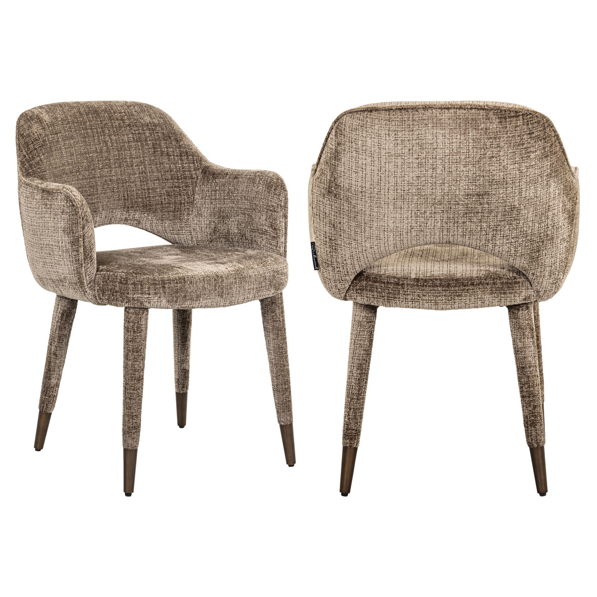 Chaise de salle à manger Donnatella niagara stone fire retardant