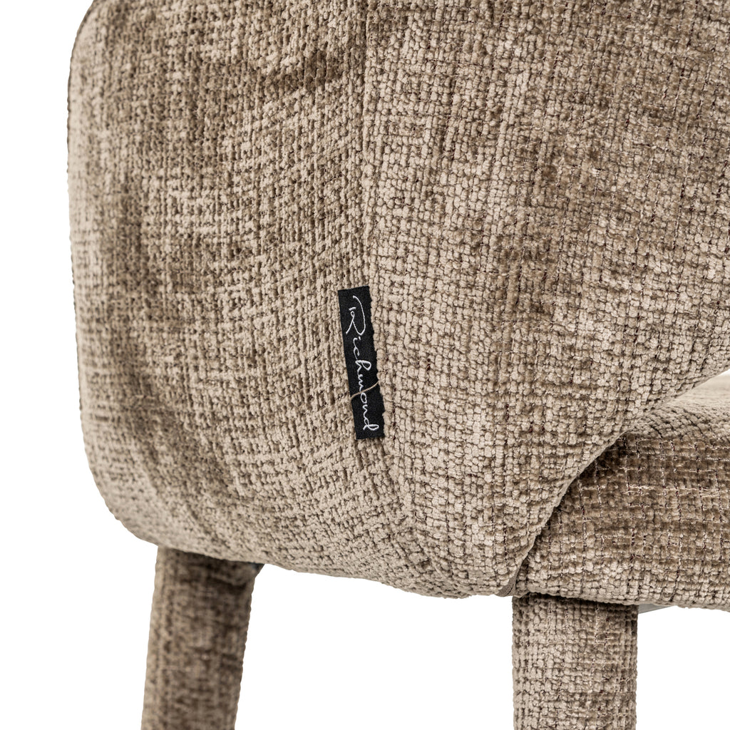 Chaise de salle à manger Donnatella niagara stone fire retardant